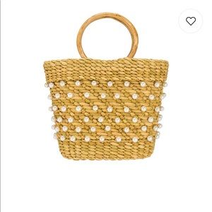 Poolside The Mak Pearl Tote In Natural